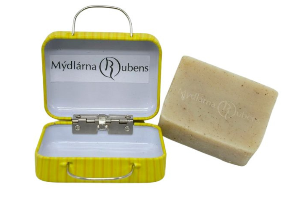 Herbal Soap with Custom Print in a Case