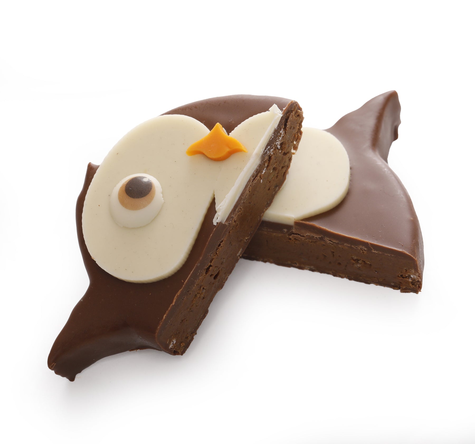 Gufo di Praline Frizzante al Cioccolato al Latte di Natale