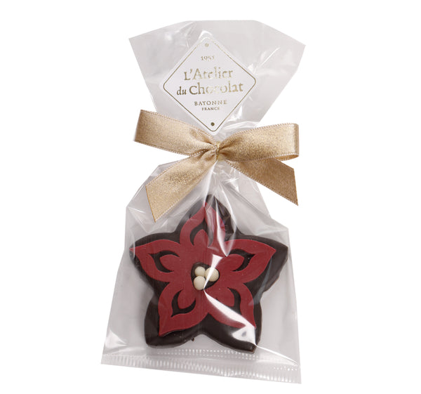 Poinsettia Praline Zwarte Sesam Kerst