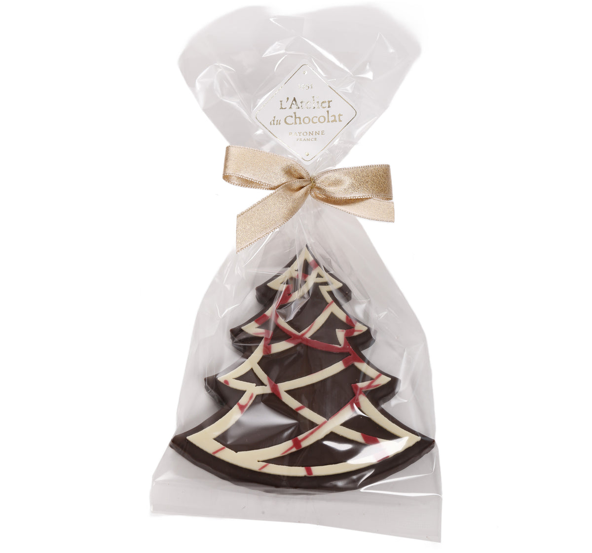 Natuurlijke Praline Dennenboom Donkere Chocolade Kerst