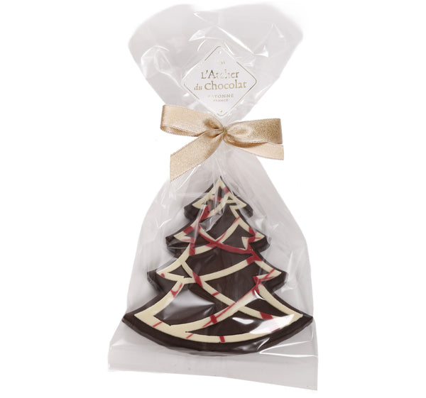 Natuurlijke Praline Dennenboom Donkere Chocolade Kerst