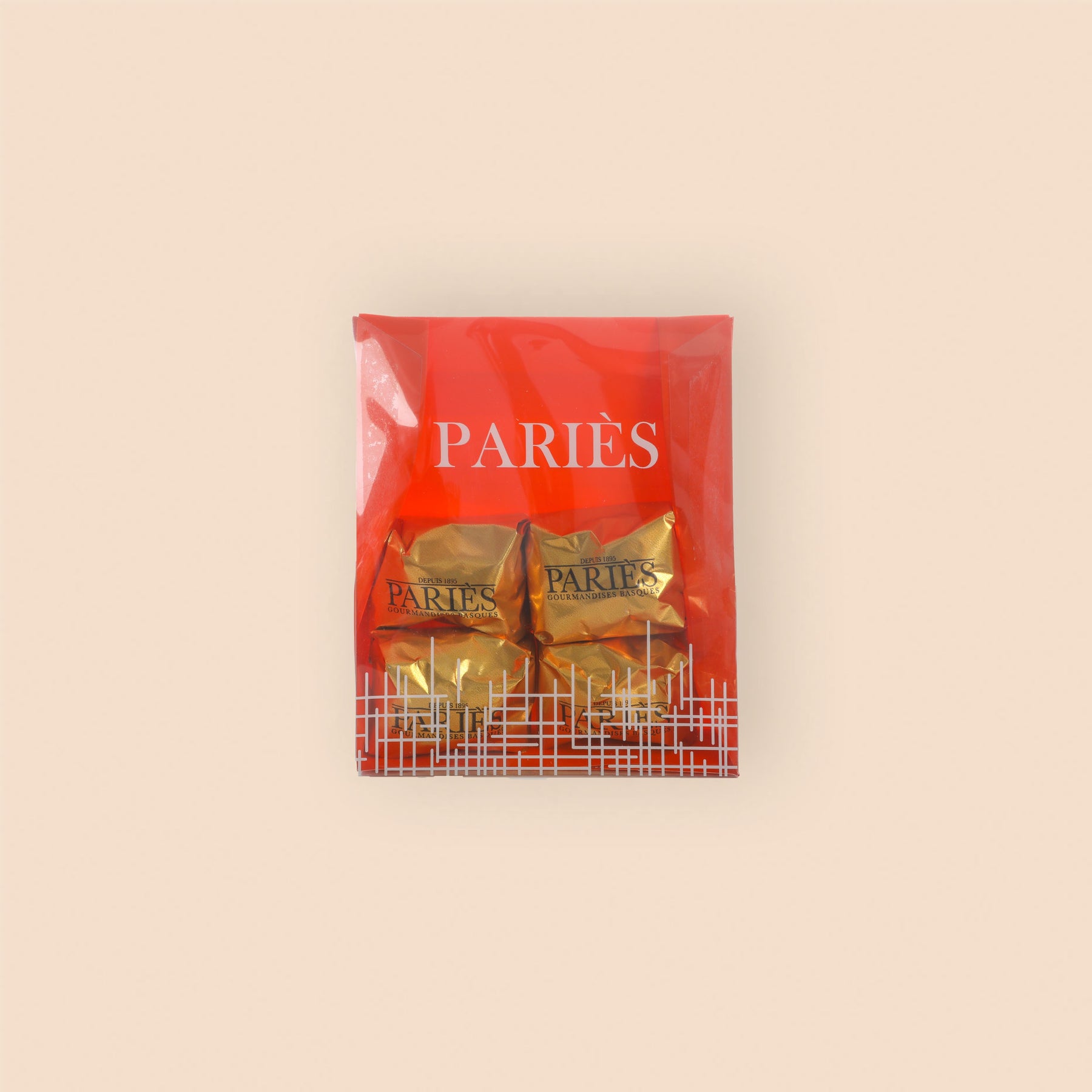 Pochette de 4 marrons glacés