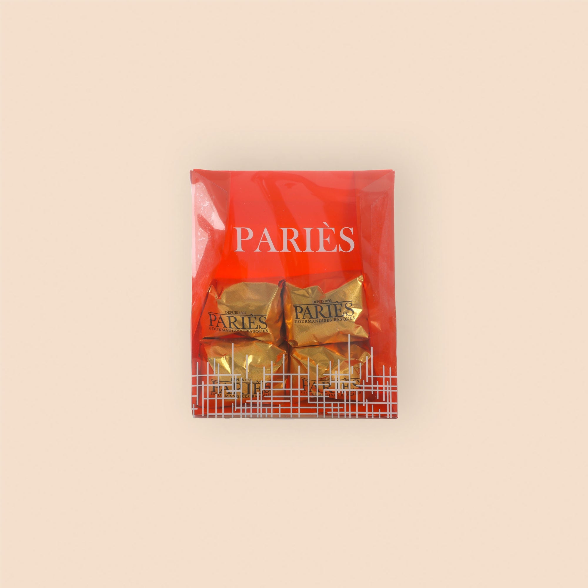 Pochette de 4 marrons glacés