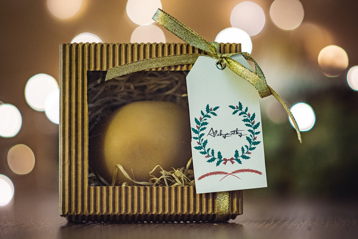 Christmas Packaging - Yogurt Lemon Soap - Lemon