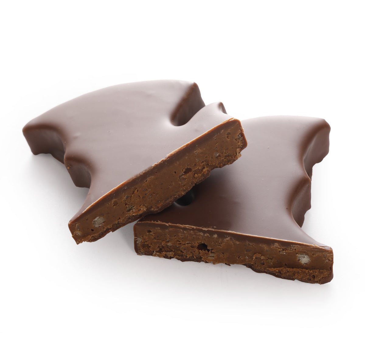 Trattamento di Halloween con pralina di cioccolato al latte frizzante a forma di pipistrello