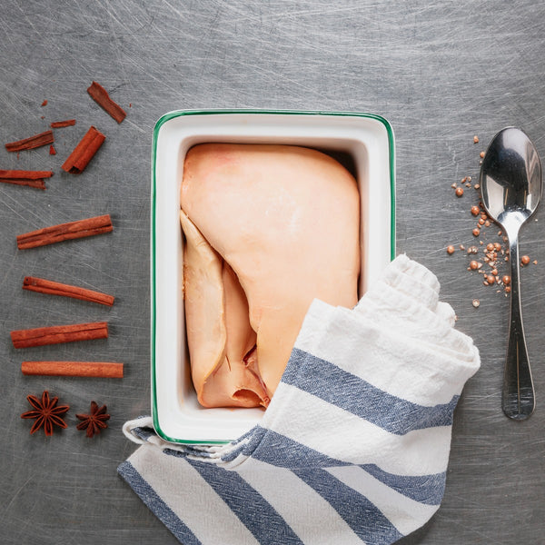 Whole raw duck foie gras - 500g