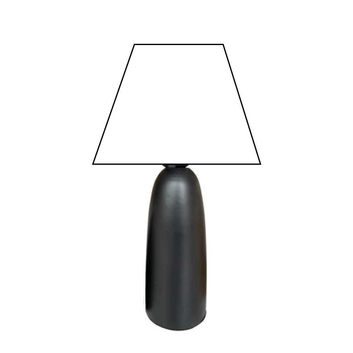 Various Comico Wood Lamp Base Black – Modern & Striking (18 cm / 24 cm, E14 / E27)