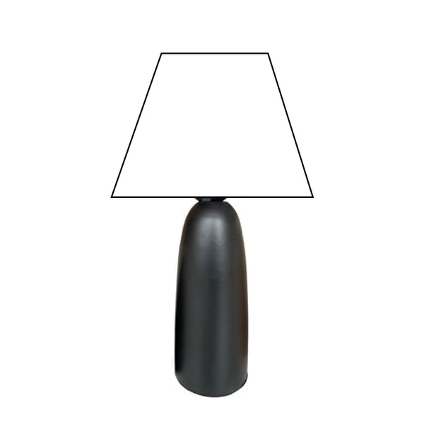 Various Comico Wood Lamp Base Black – Modern & Striking (18 cm / 24 cm, E14 / E27)