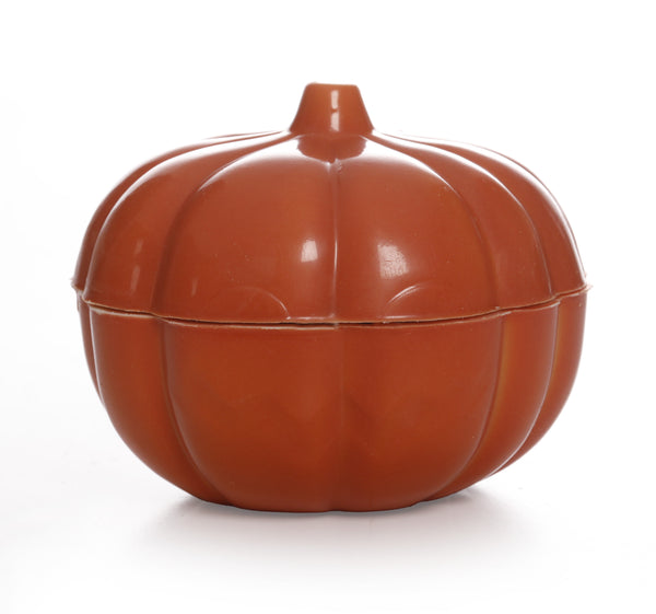 Calabaza de Chocolate Blanco de Halloween rellena de Hojas Doradas