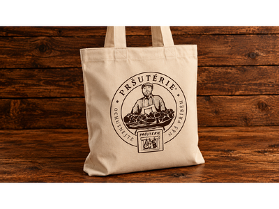 Canvas Bag Pršutérie® 370mm x 420mm + Handle