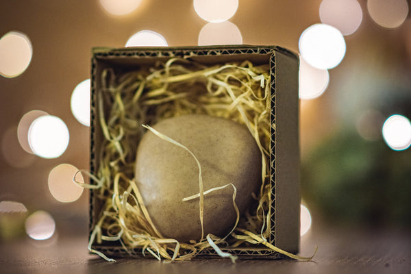 Christmas Packaging - Cinnamon Soap - Stone