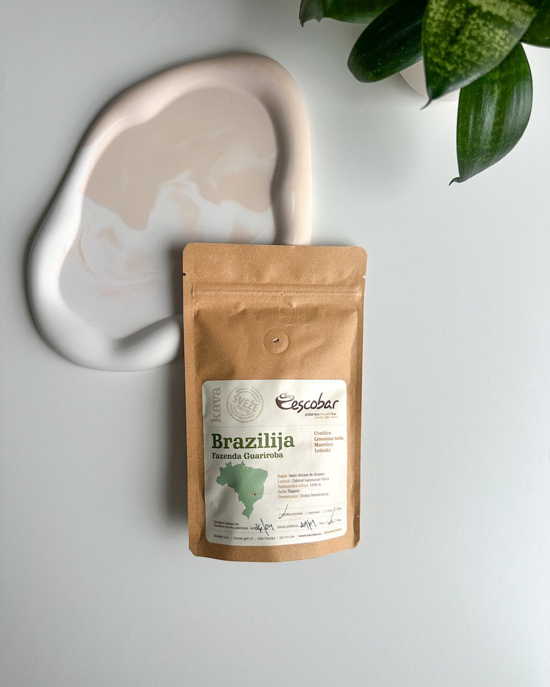 Escobar Kava Brazil FAZENDA GUARIROBA | aroma: cvjetna, limun torta, marelica, lješnjaci