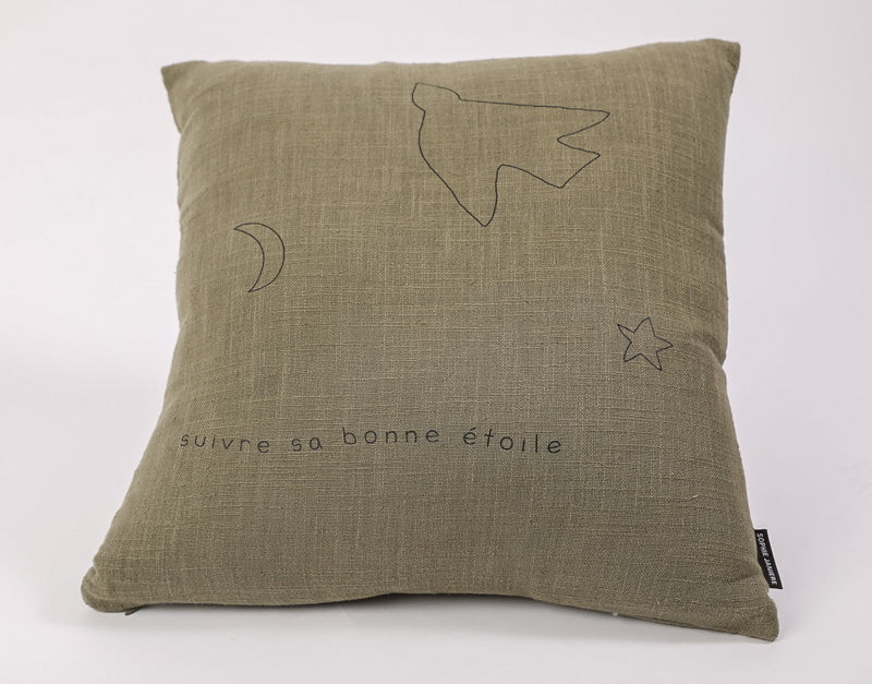 Square cushion follow your lucky star