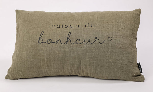 Rectangular Cushion House of Happiness