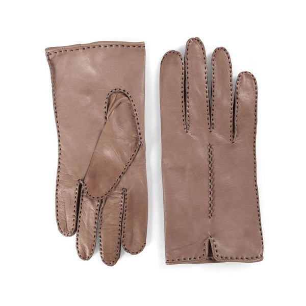 Colorful Hand-Stitched Unlined Gloves for Ladies