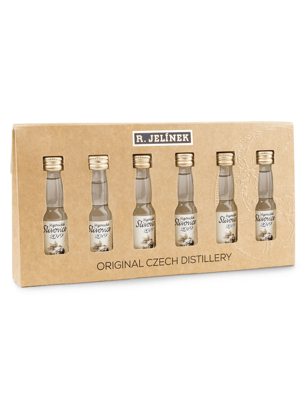 Vizovice Plum Brandy 50% 6x 0.02l Gift Set