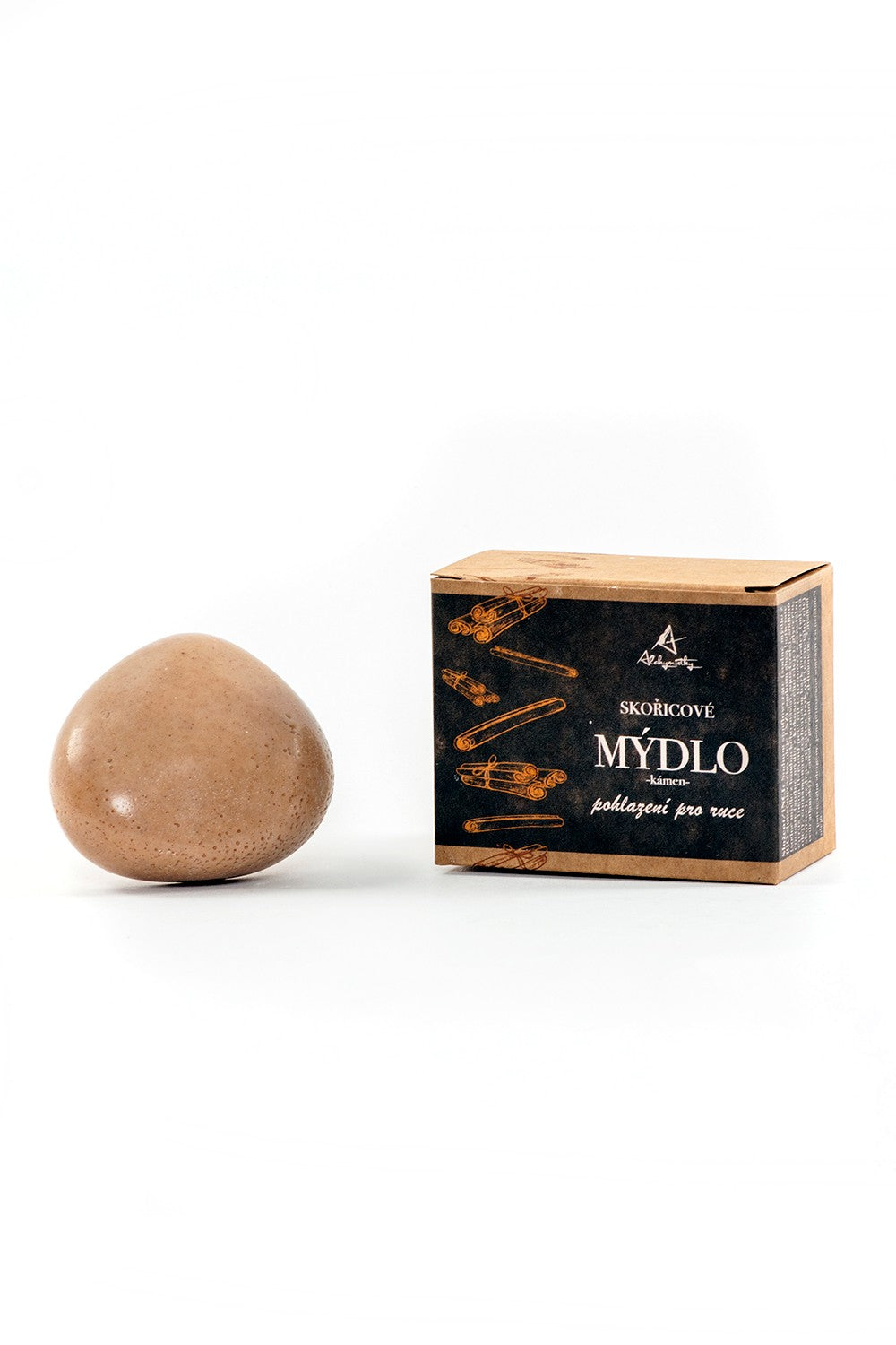 Cinnamon Soap - A Caress for Hands - Stone - 95g