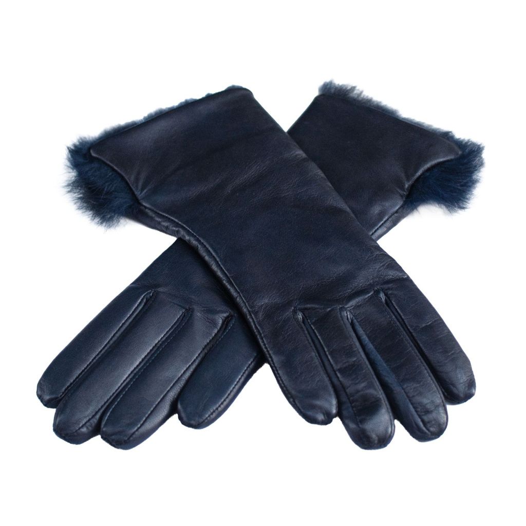 Luxury Women's Gloves with Cashmere and Rabbit Fur