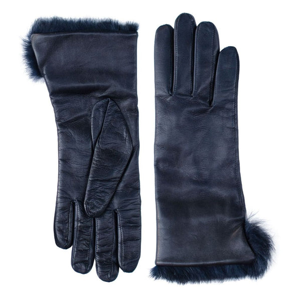 Luxury Women's Gloves with Cashmere and Rabbit Fur