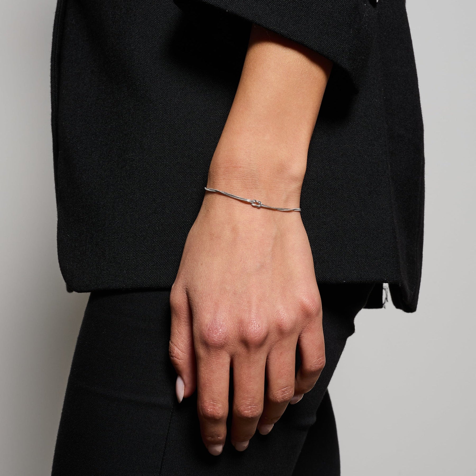 Soft Infinity Bracelet in 925 Silver