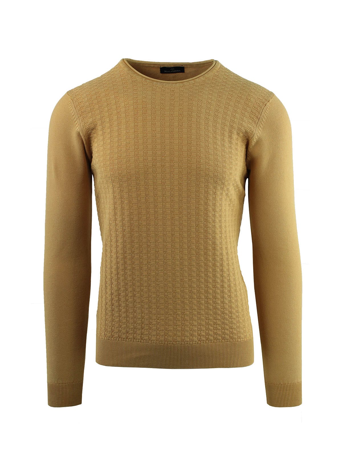 STONE WASHED CREW NECK