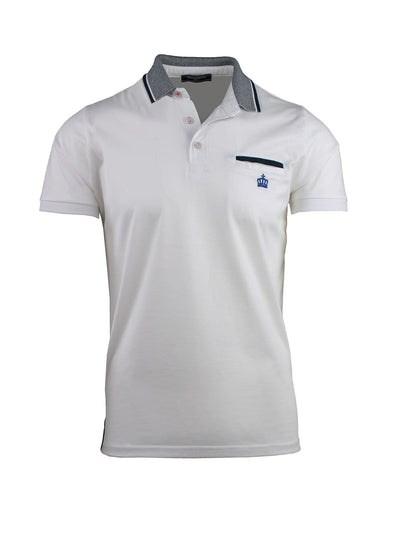 Vyšívaná korunková polo