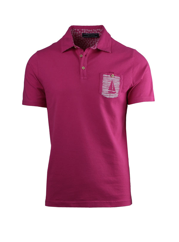 POLO WITH PRINTED POCKET