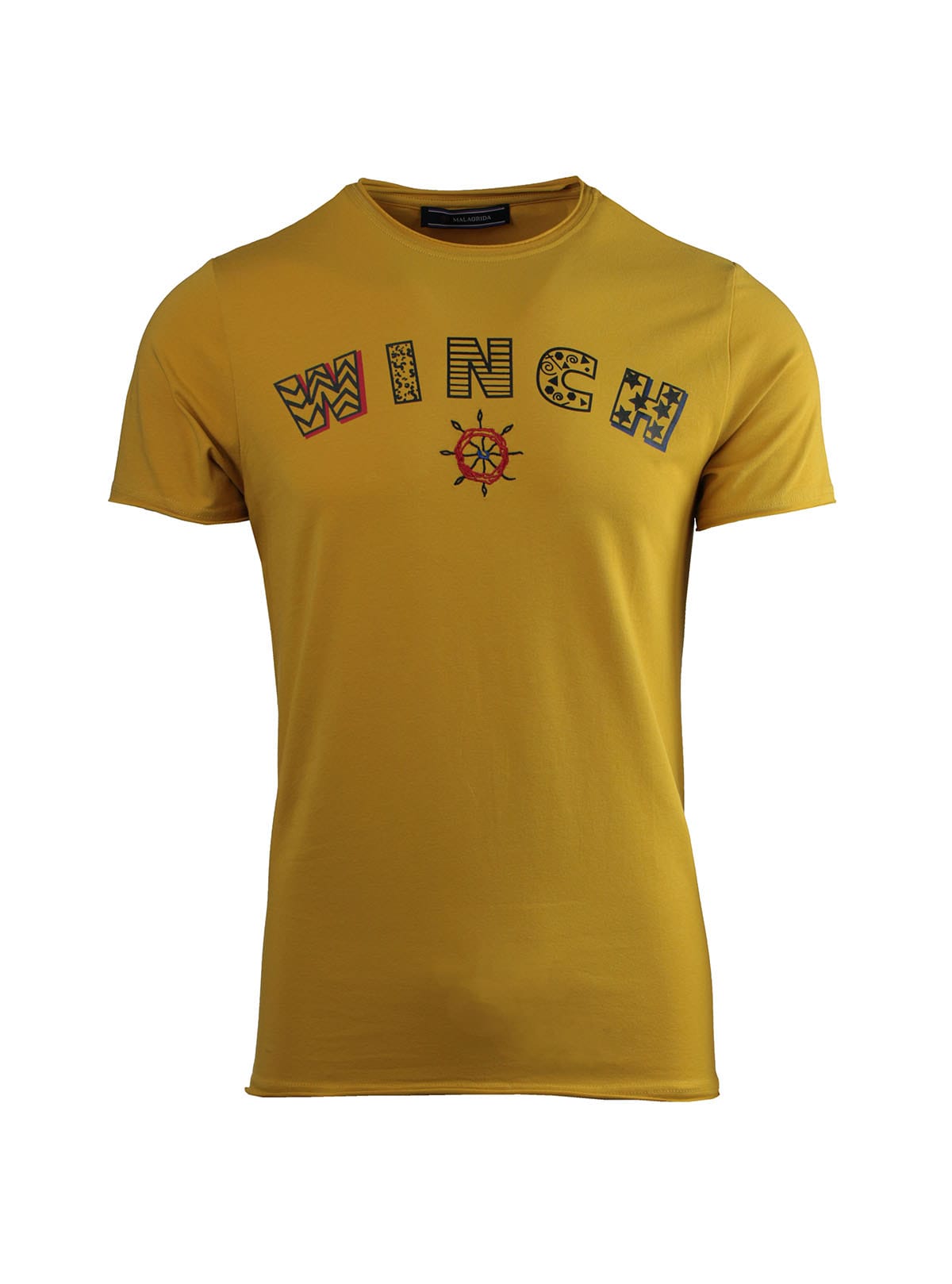 T-SHIRT S POTISKEM A VYŠÍVÁNÍM