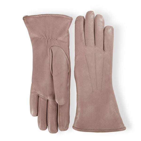 Luxury Longer Leather Gloves with Rabbit Lining