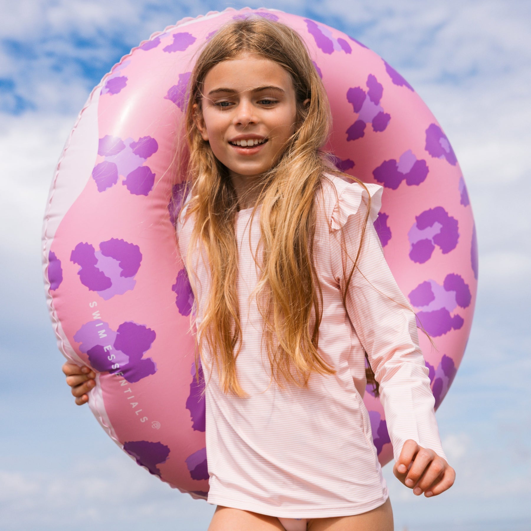 Donut | Anello da nuoto Viola/Rosa Ø 90 cm