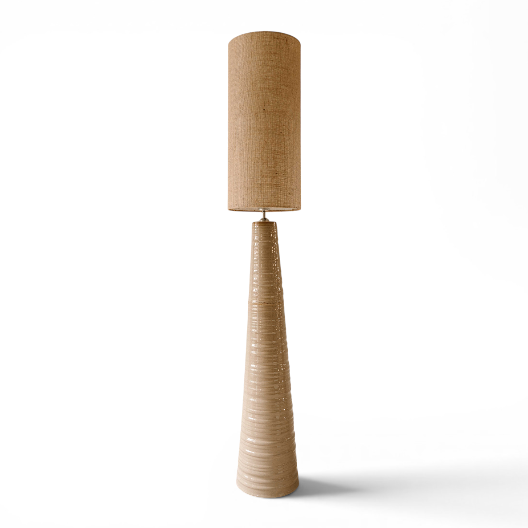 Indore Home - Sorrento - Floor Lamp - Beige