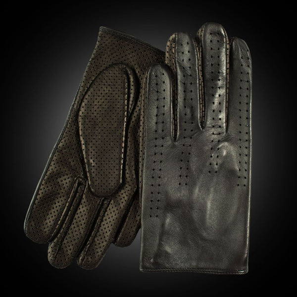 Men's Sports Leather Gloves with Perforation in the Palm