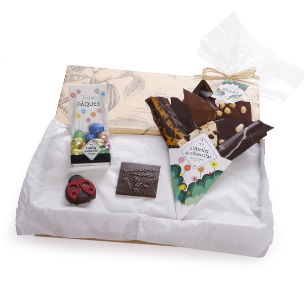 Set regalo bouquet di cioccolato di Pasqua