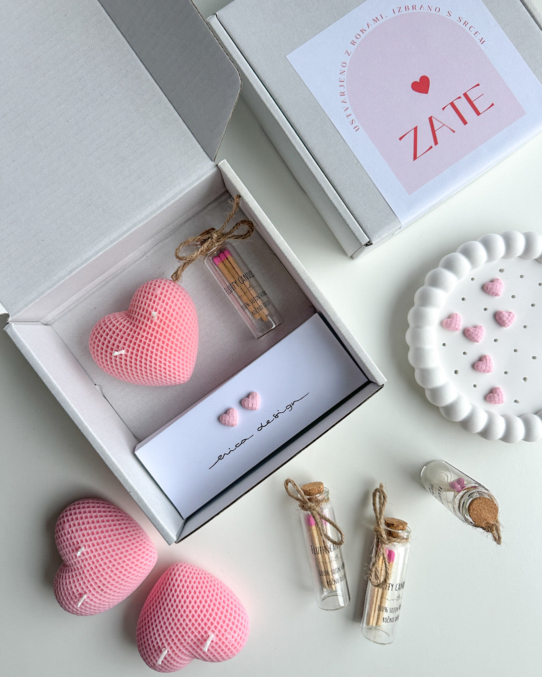 gift set | Fluffy Candles X ericadesign
