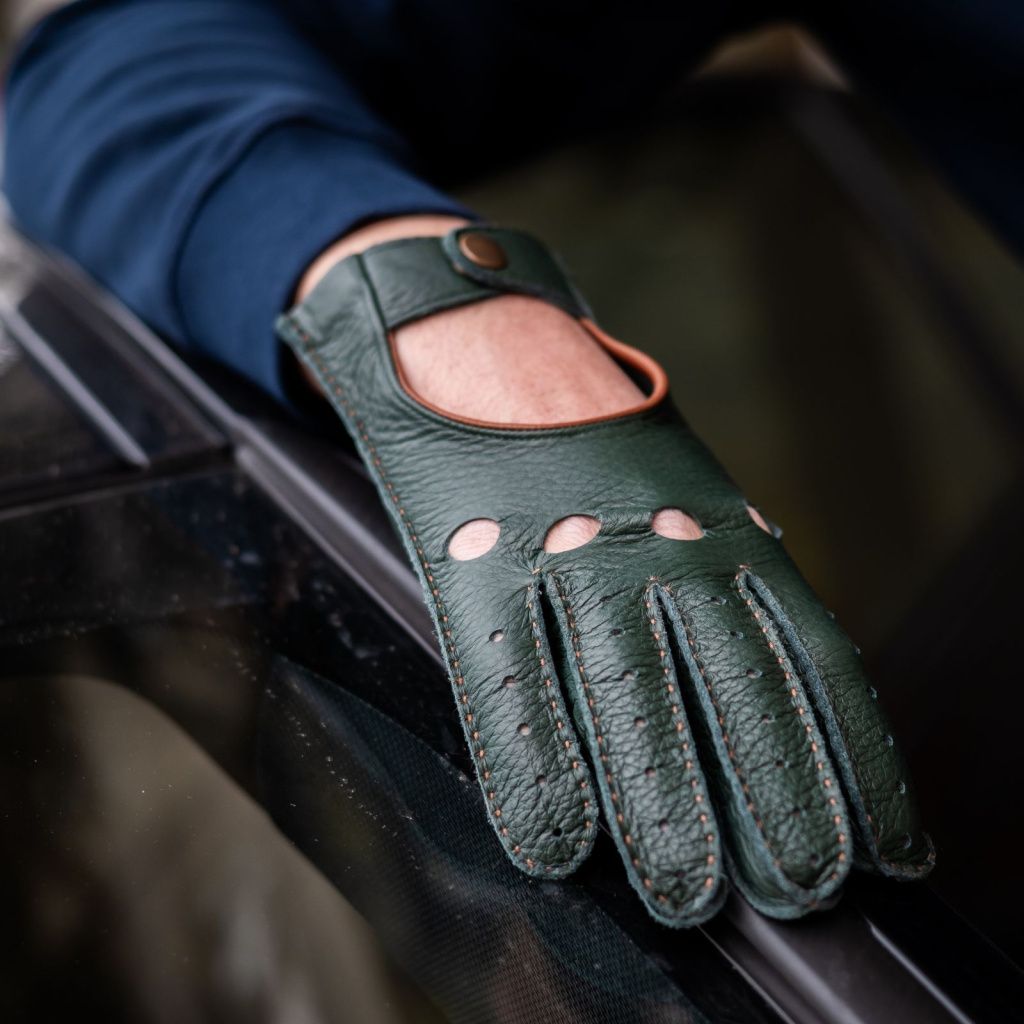 Handmade Driver Gloves from American Deer