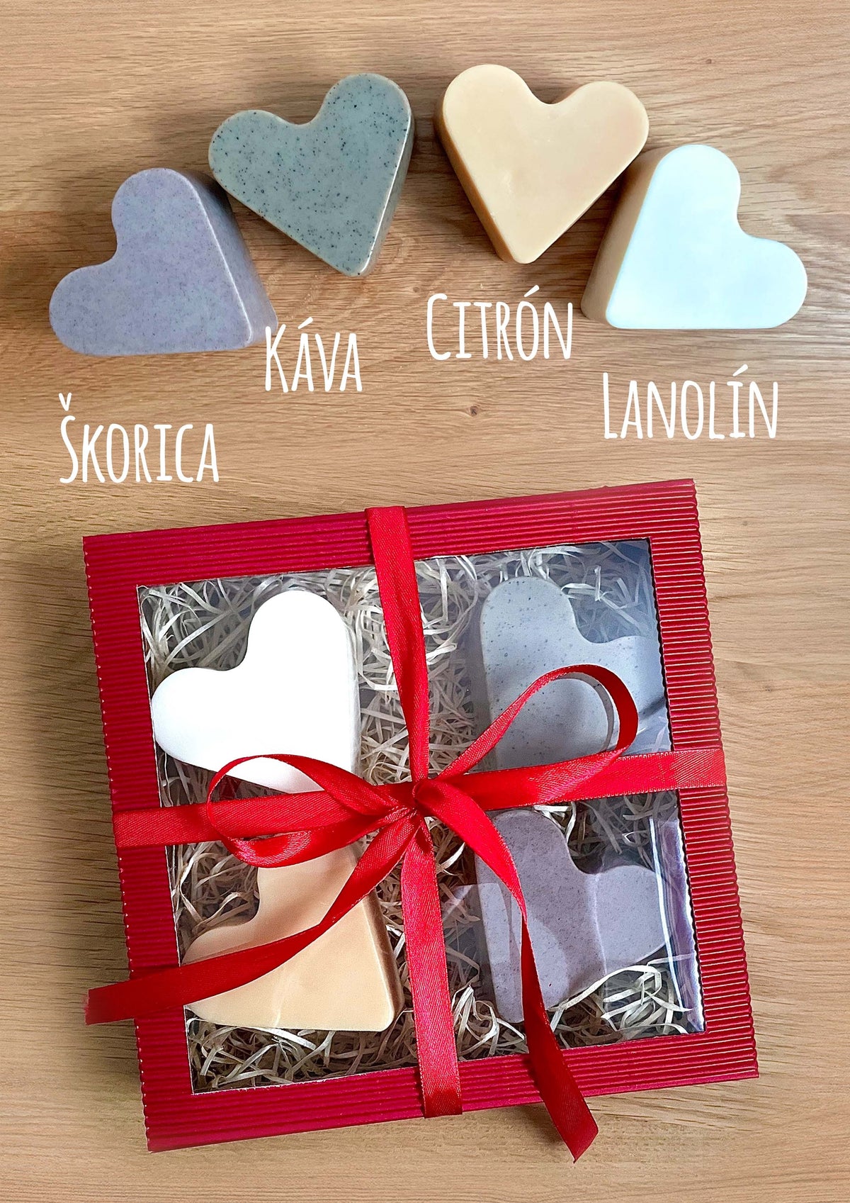 Gift Set of 4 Hearts