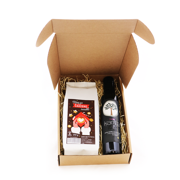 Gift Package Two Worlds in One – Coffee and Olive Oil