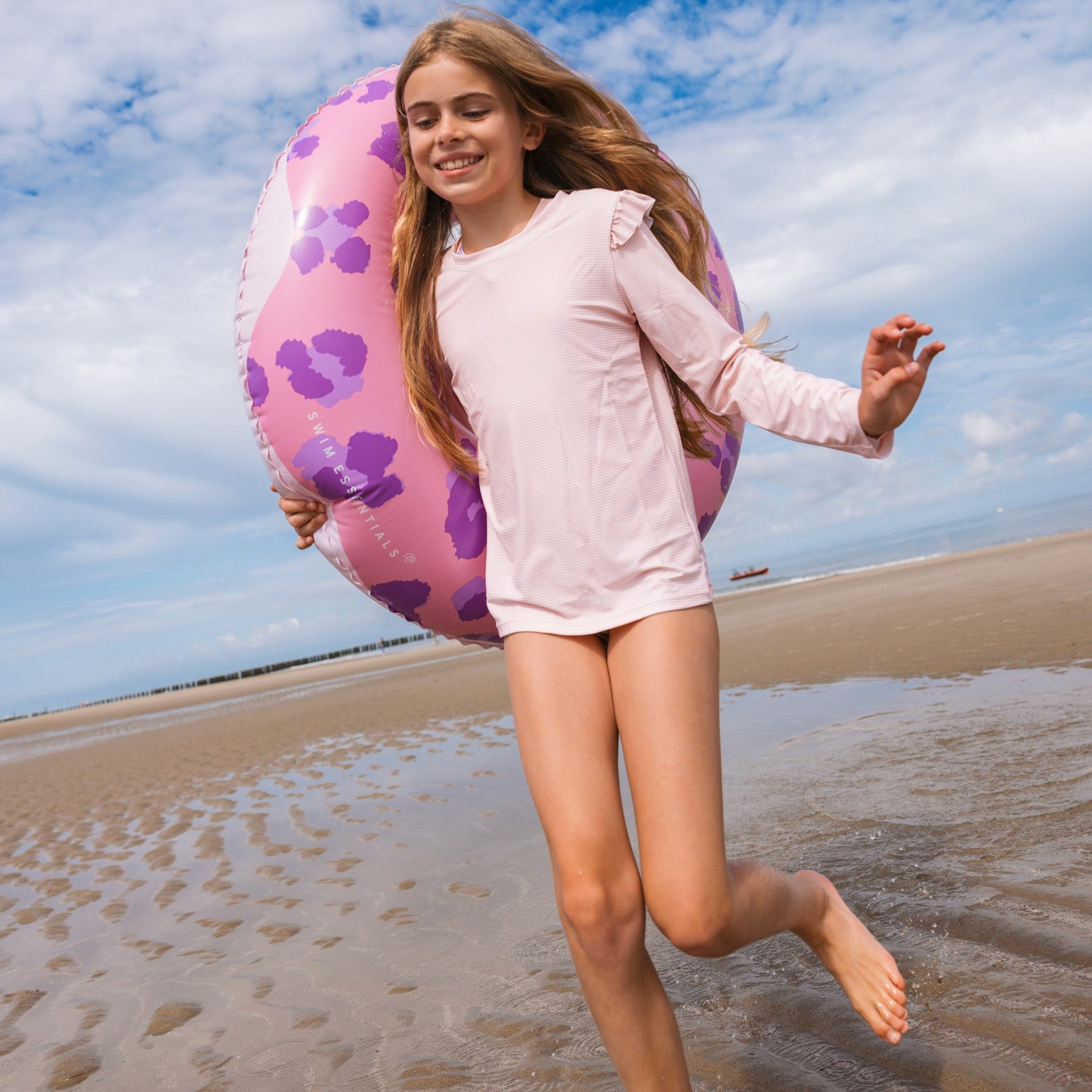 Donut | Purple/Pink Swim Ring Ø 90 cm