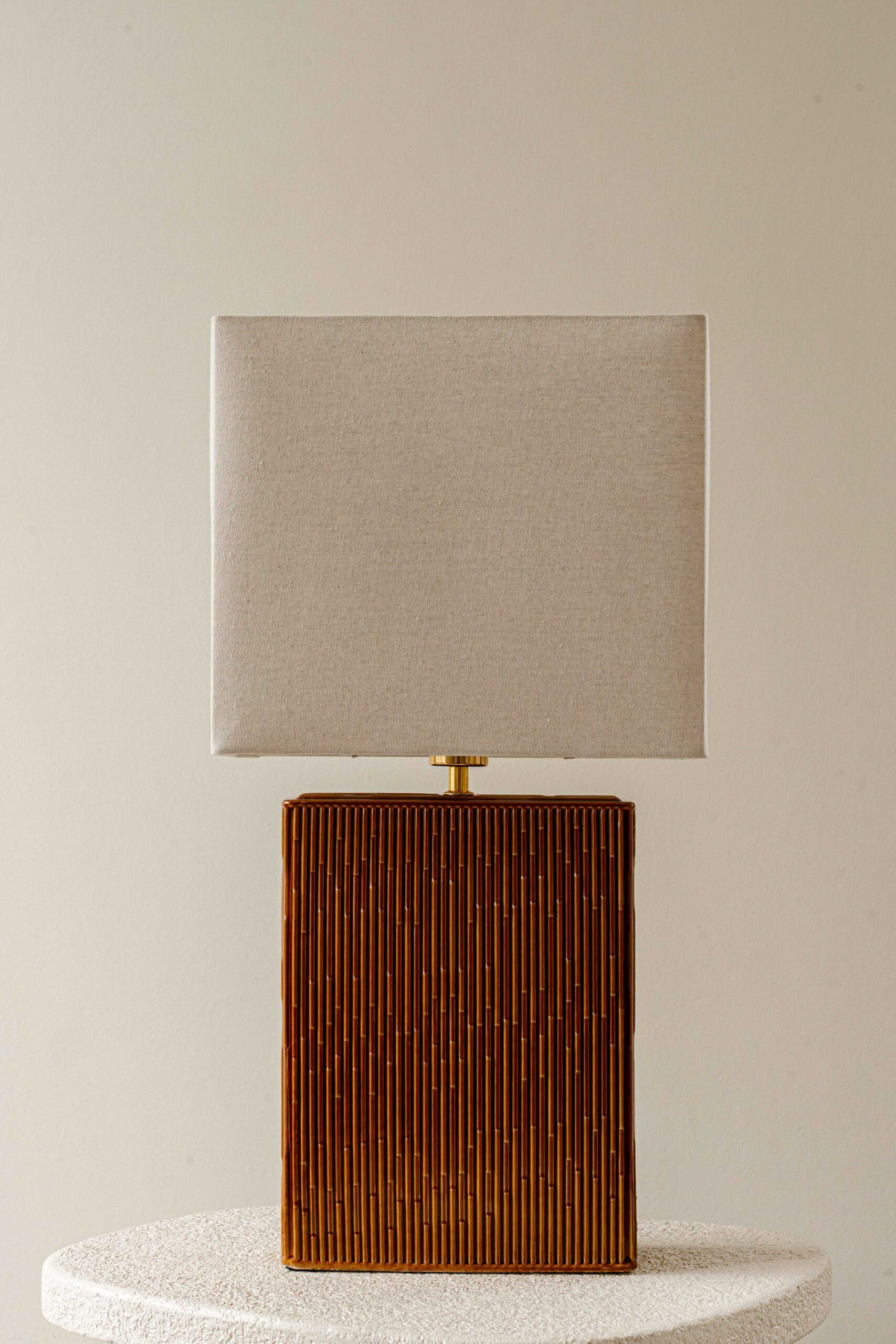 Indore Home - Piazza - L - Schemerlamp - Bruin