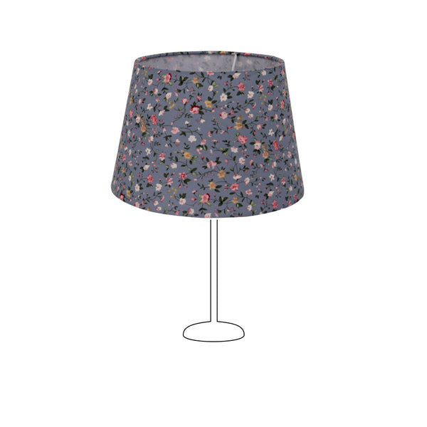 Vari paralumi a tamburo rotondi - Azzurro chiaro – 20, 25 o 30 cm – Design romantico