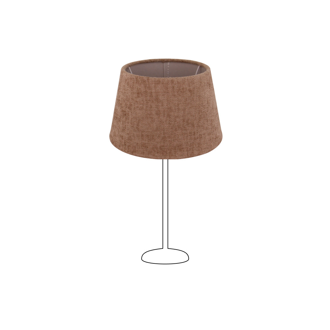 Various Drum Shade Round – Taupe - Wooly - Ø20 or 25 cm