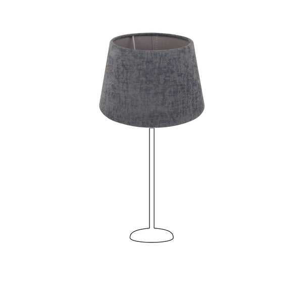 Various Drum Shade Round – Dark Grey - Wooly - Ø20 or 30 cm