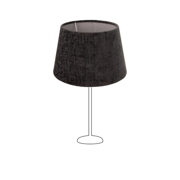 Various Drum Shade Round – Dark Grey - Wooly - Ø20 or 30 cm