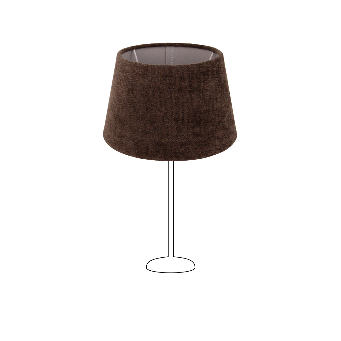 Diverse Drum Schaduw Rond – Antraciet - Wooly - Ø20 cm