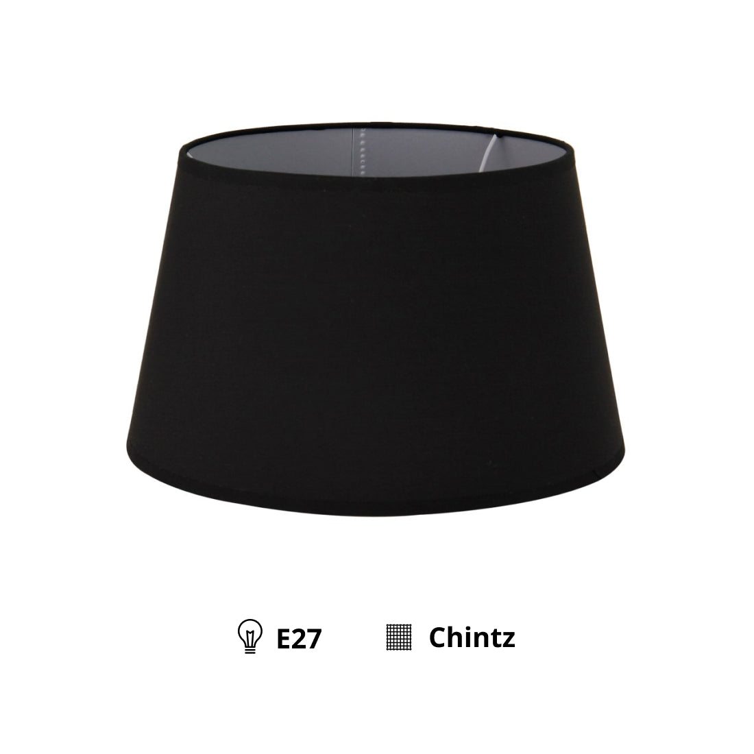 Various Chintz Lampshades in Black, Cream & Green – 20 or 25 cm