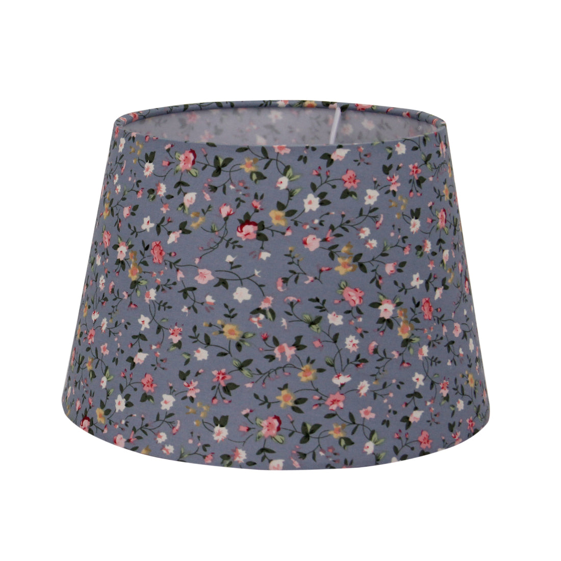 Vari paralumi a tamburo rotondi - Azzurro chiaro – 20, 25 o 30 cm – Design romantico