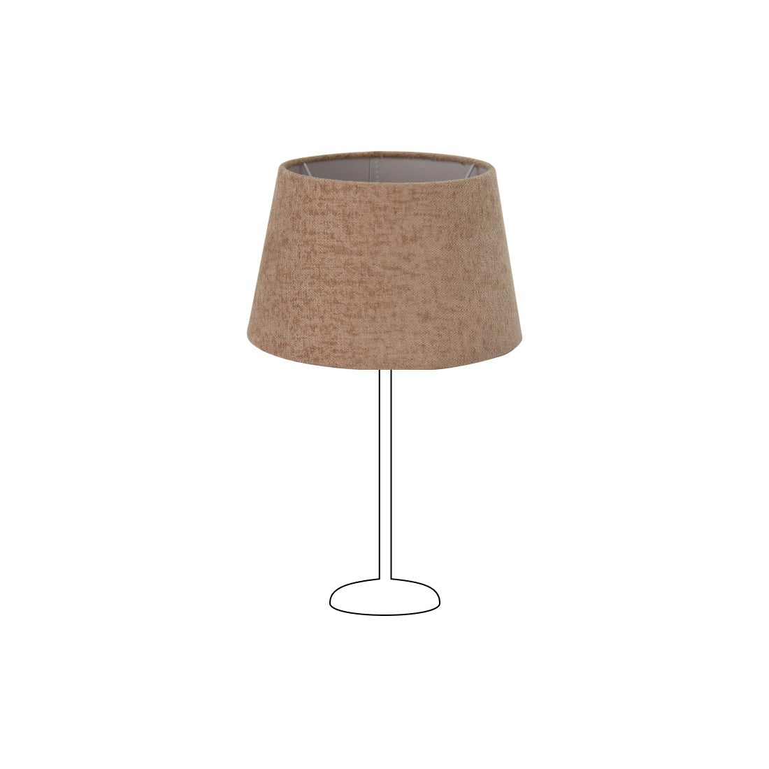 Various Drum Shade Round – Taupe - Wooly - Ø20 or 25 cm