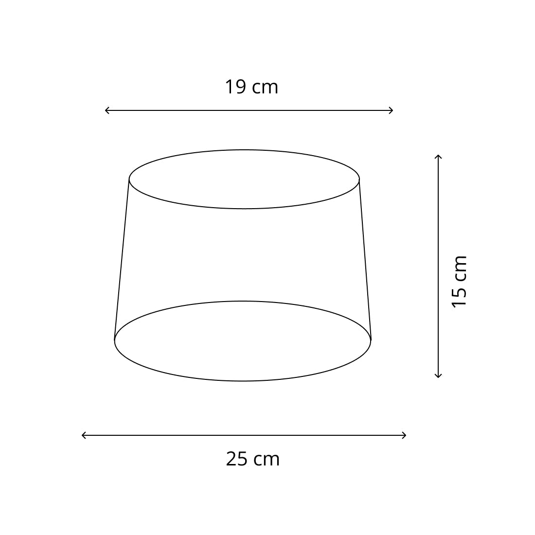 Pantalla de tambor redonda variada – Crema - Wooly - Ø20, 25 o 30 cm