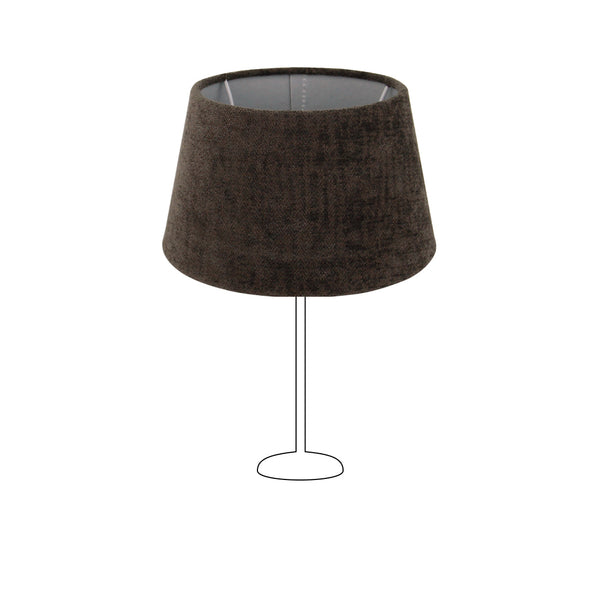Various Drum Shade Round – Dark Grey - Wooly - Ø20 or 30 cm