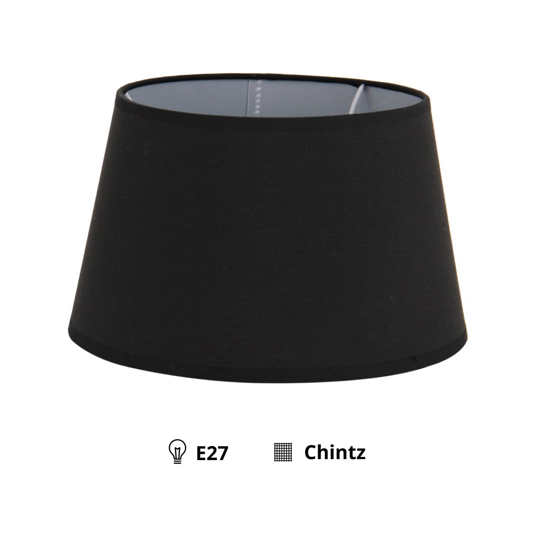 Various Chintz Lampshades in Black, Cream & Green – 20 or 25 cm